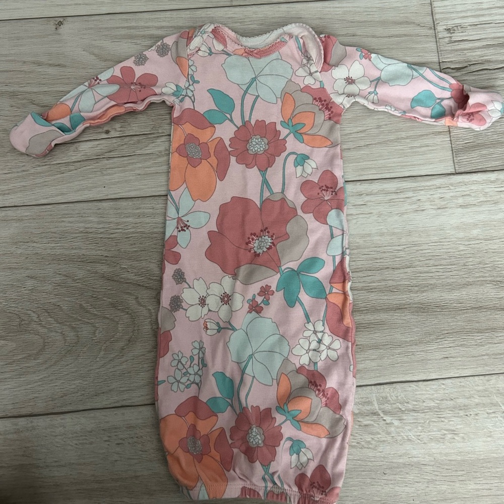 Floral Sleeper gown